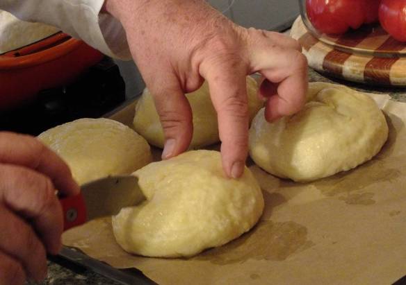 Deli truck, burger buns