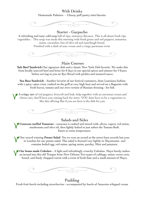 garden party, catering, kent, Deli truck