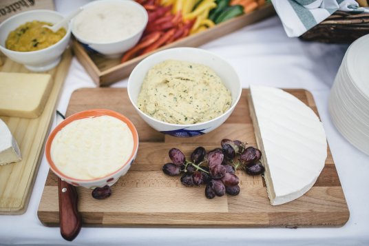 Some of the cheeses on the 