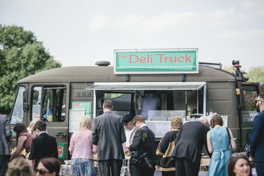 The truck during service