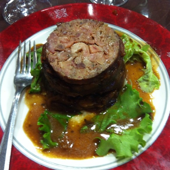 The slightly acidy, poopy, lower intestinal tract sausage.. Absolutely brilliant