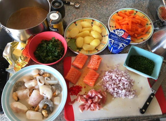 Deli Truck, ingredients, fish stew,